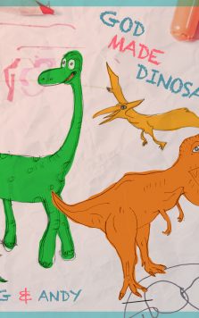Cover graphic for God Made Dinosaurs single